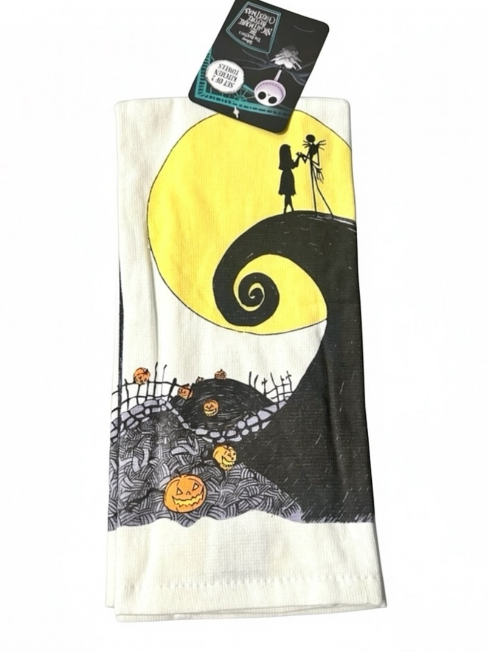 Disney The Nightmare Before Christmas Jack & Sally Kitchen Towel